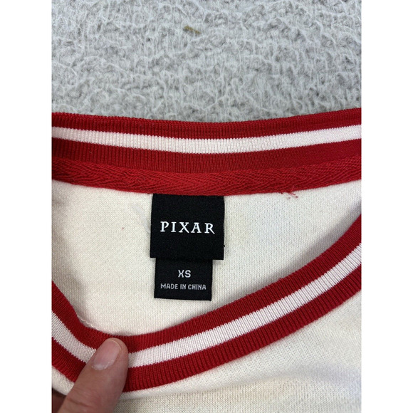 Disney Pixar Coco Sweatshirt Womens XS Oversized Embroidered‎ Crewneck - Picture 3 of 10